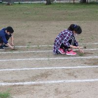 今日の朝のボランティア・委員会活動の様子です。