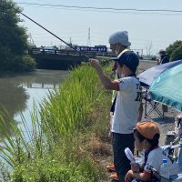 三世帯交流親子つり大会　みんなで楽しみました！