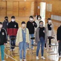 卒業式の練習が始まりました！