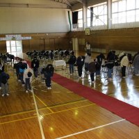 最後の卒業式の練習