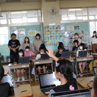 １年生家庭教育学級開級式/授業参観/「親子情報モラル教室」/「tomoLinks」のインストール