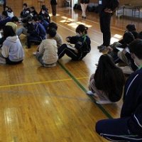 結城特別支援との防災教育（学校安全総合支援事業）