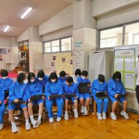 小学校の先生訪問