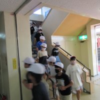 Jアラート　避難訓練
