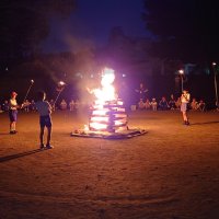 5年生宿泊学習、キャンプファイヤー大成功です！