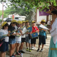 4年生校外学習（上山川諏訪神社）
