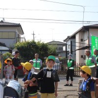 青少年育成結城市民会議城南支部の皆さんによるあいさつ運動