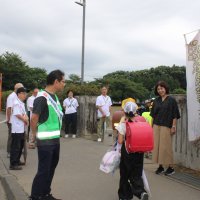 民生委員さんによる朝の挨拶運動について