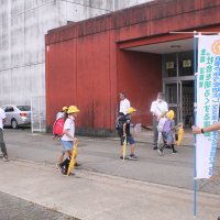 社会を明るくする運動（あいさつ運動）が行われました