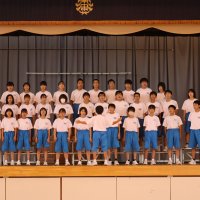 合唱練習（１年生）
