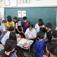結城南中学校より乗り入れ授業