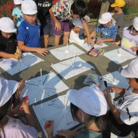 ３年生　理科「地面の様子と太陽」