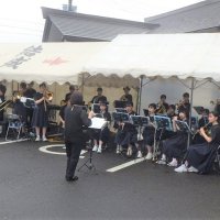 東部まつりに吹奏楽部が参加