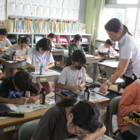 社会人による学習支援事業（書写）５・６年生