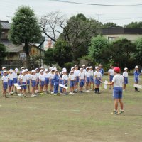 今年度初の運動会全体練習