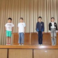 前期の表彰式