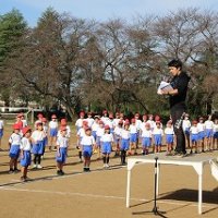 運動会の全体練習