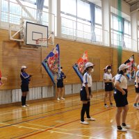 運動会練習始まる