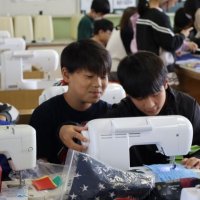 ミシン縫いに挑戦！～５年生～