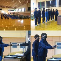 表彰式と校長先生の話