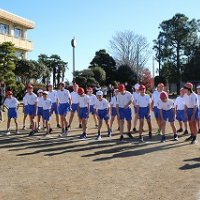 校内持久走記録会（５・６学年ブロック）が開かれました