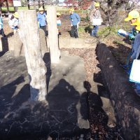 ２年生まち探検（峯崎遺跡）