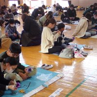 親子学習会（１年、６年）が行われました。
