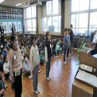 冬休み前日です。