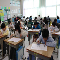 本日から学力診断のためのテスト開始