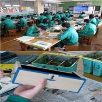 美術「思い出BOXをつくろう」（３年生）