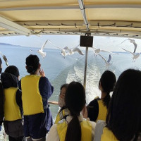 ６年生　校外学習「霞ヶ浦湖上体験」