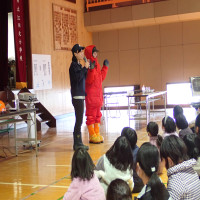 教育講演会「南極せんせい」がいらっしゃいました。
