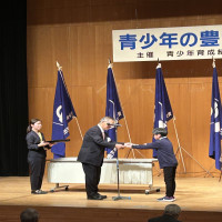 善行青少年表彰を受けました。