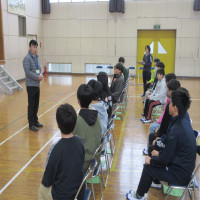 卒業式の練習　開始