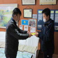 ６年生から謝恩会の招待状をいただきました。