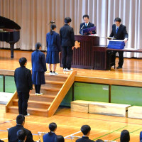 卒業式予行