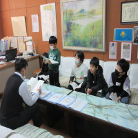校長先生による音読検定
