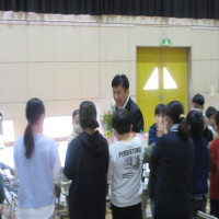 井上校長先生の卒業式