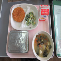 令和６年度　最後の給食