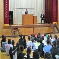 令和７年度新任式・前期始業式が行われました。