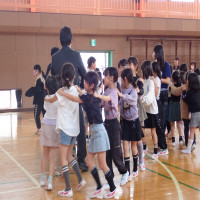 すまいるあっぷ大作戦（新任の先生と仲良くなろう）がありました。