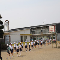 今年初めての避難訓練