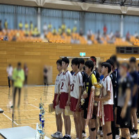 男子バレーボール部　県大会優勝！