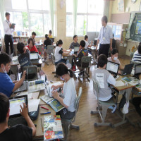 お客様が来校されました。