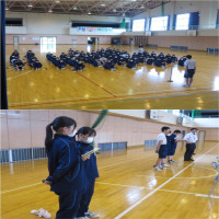 🚅修学旅行 出発式（３年生）