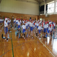 全校で、体力テストを行いました！