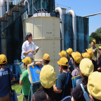 ４年生　校外学習（林浄水場、下水浄化センター）