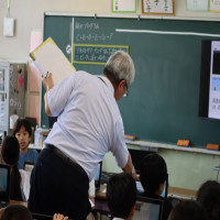 プログラミング学習の訪問指導がありました