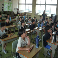 リコーダー教室で豊かな音色に